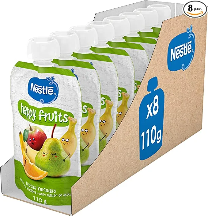 Nestlé Happy Fruits Pack 8 x 110g