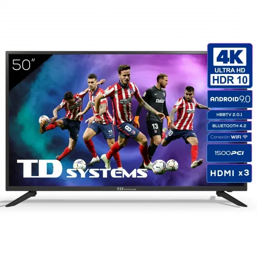 TV 50″ TD Systems K50DLG12US, 4K UHD, Smart TV