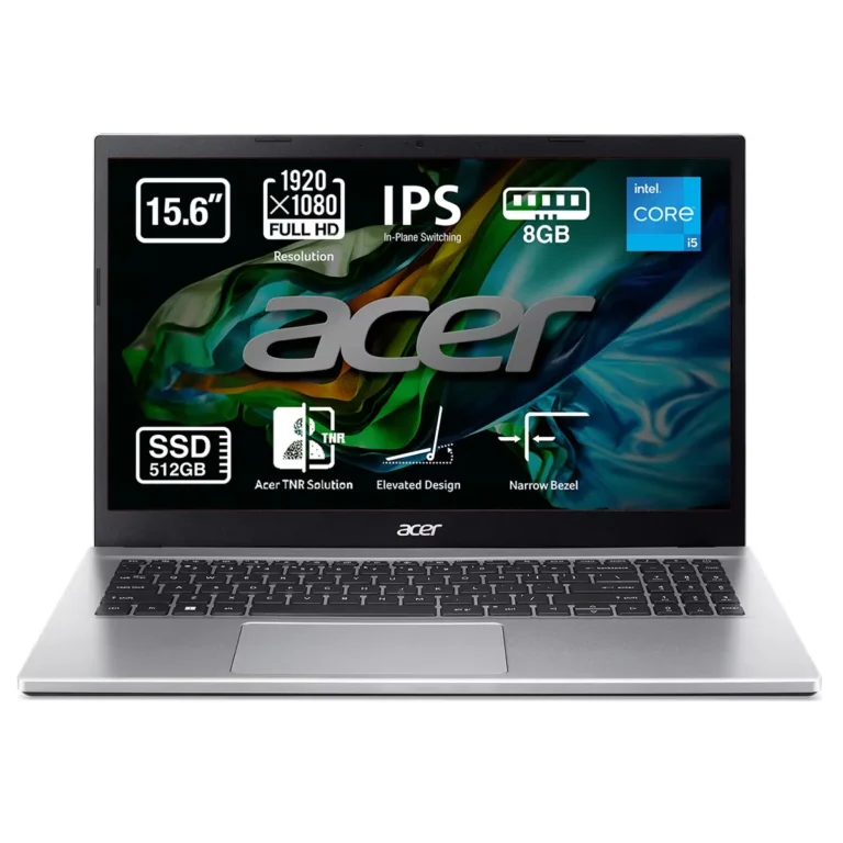 Portátil Acer Aspire 3 NXK6TEB00J, i5, 8GB, 512GB SSD, 15.6″, FreeDOS