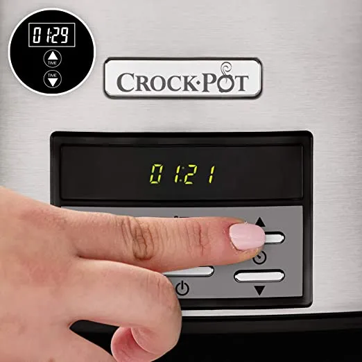 Crock-Pot CSC063 Olla de cocción lenta digital 7,5 L