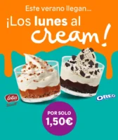 Cada lunes el Pop Cream de Popeyes por 1,50€