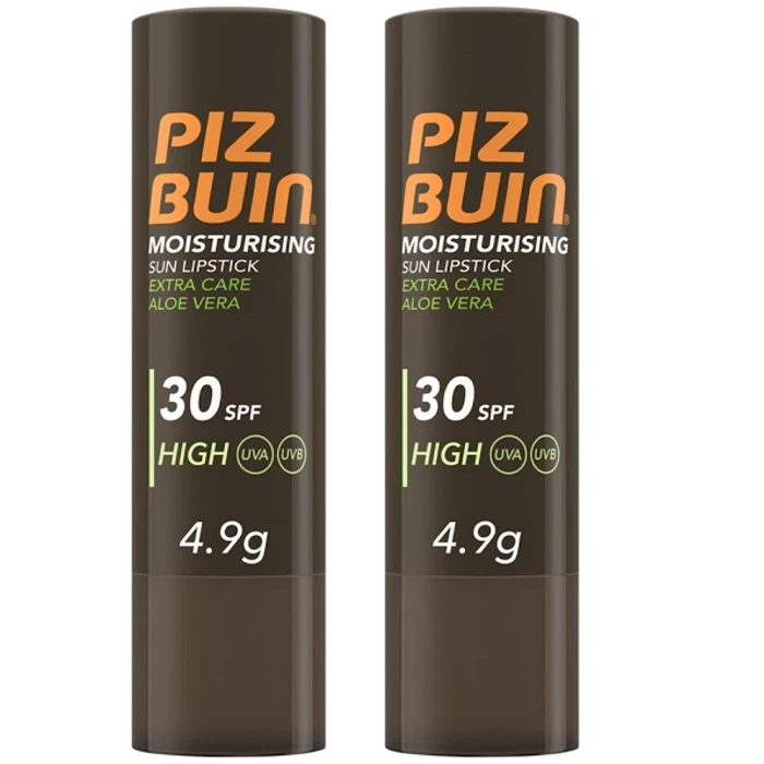 Piz Buin Moisturising Protección Solar Labial SFP30 Pack 2 x 4,9g