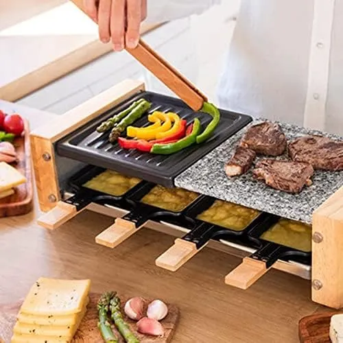 Cecotec Raclette Cheese&Grill 8400 Wood MixGrill